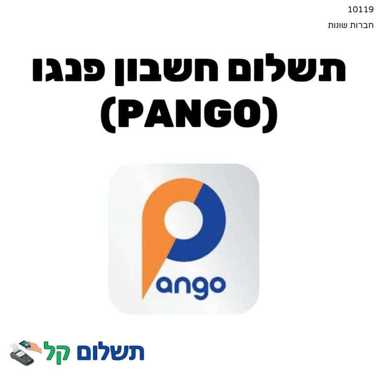 10119 - תשלום אגרה מקוון חשבון פנגו (Pango)